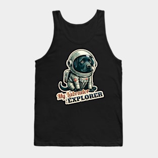 Astronaut Labrador Retriever Tank Top